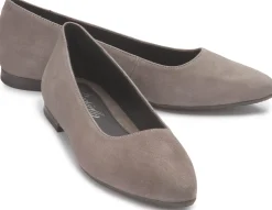 Ballerinas|Horsch Schuhe Ballerina in Untergrößen Beige