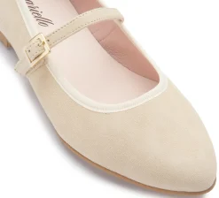 Ballerinas|Horsch Schuhe Ballerina in Untergrößen Beige