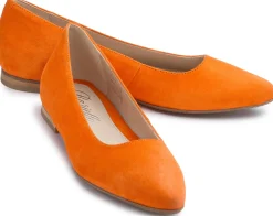 Ballerinas|Horsch Schuhe Ballerina in Untergrößen Orange