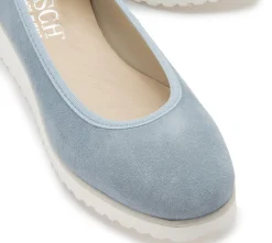 Ballerinas|Horsch Schuhe Ballerina in Untergrößen Blau