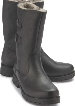 Stiefeletten|Remonte Boot in Übergrößen Schwarz
