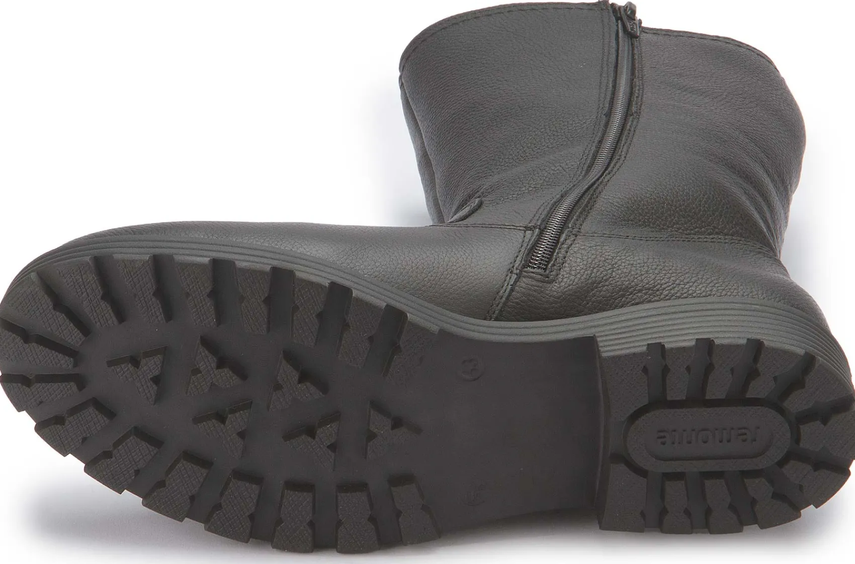 Stiefeletten|Remonte Boot in Übergrößen Schwarz