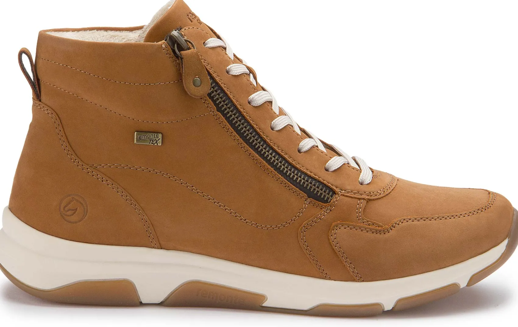 Stiefeletten|Schnürschuhe|Remonte Boot in Übergrößen Braun