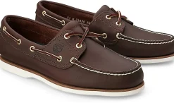 Schnürschuhe|Bootsschuhe|timberland Bootschuh in Übergrößen Braun