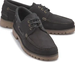 Schnürschuhe|Bootsschuhe|Horsch Schuhe Bootsschuh in Übergrößen Blau