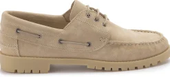 Schnürschuhe|Bootsschuhe|Horsch Schuhe Bootsschuh in Übergrößen Beige