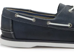 Schnürschuhe|Bootsschuhe|Horsch Schuhe Bootsschuh in Übergrößen Blau