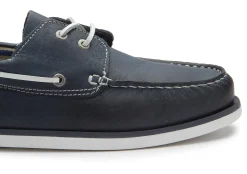 Schnürschuhe|Bootsschuhe|Horsch Schuhe Bootsschuh in Übergrößen Blau