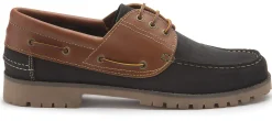 Schnürschuhe|Bootsschuhe|Horsch Schuhe Bootsschuh in Übergrößen Blau