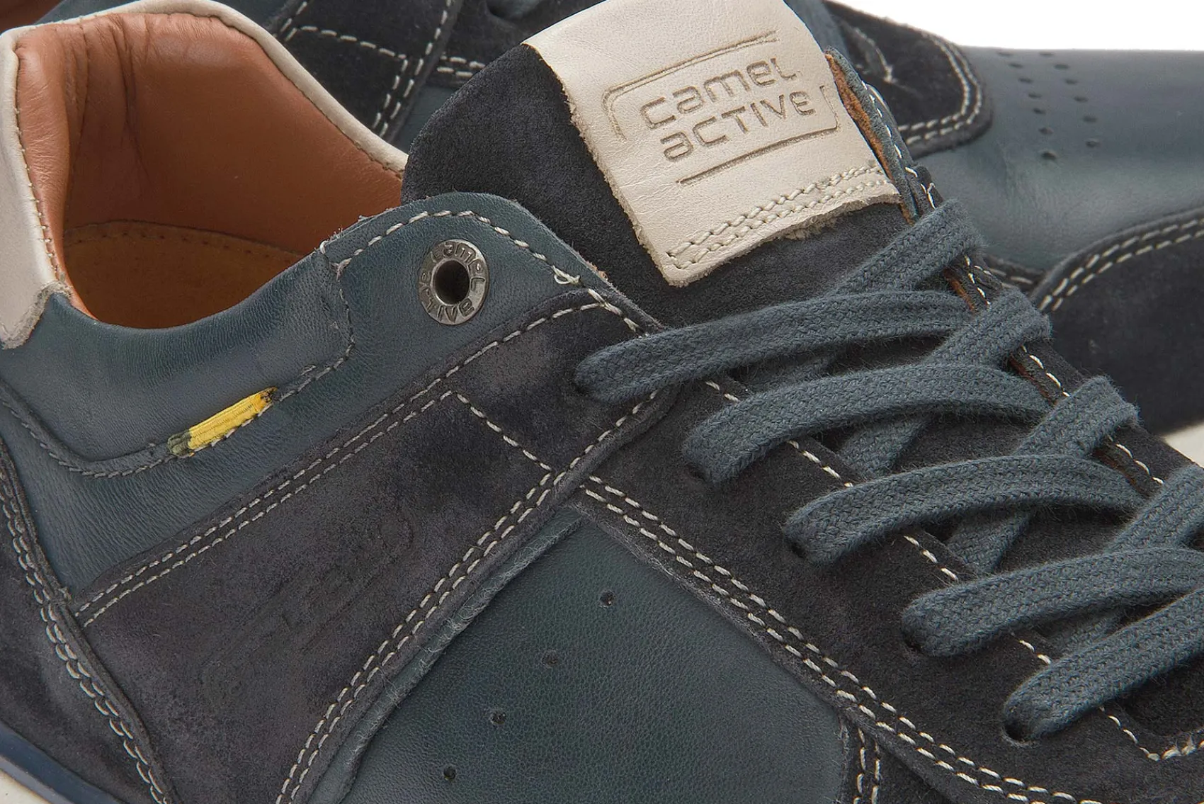 Schnürschuhe|Camel Active Sneaker in Übergrößen Blau