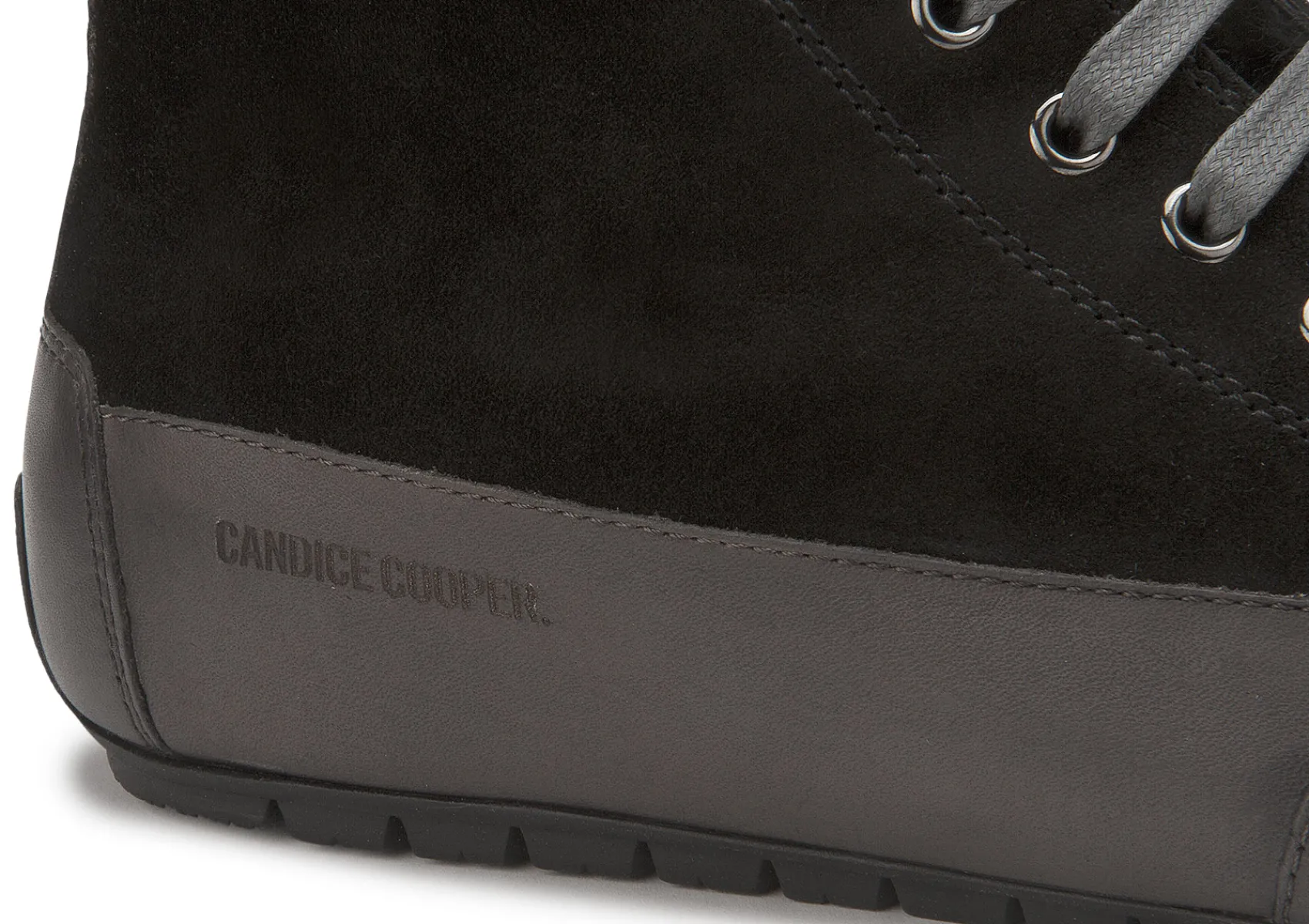 Sneaker|Schnürschuhe|Candice Cooper High-Top-Sneaker in Übergrößen Schwarz