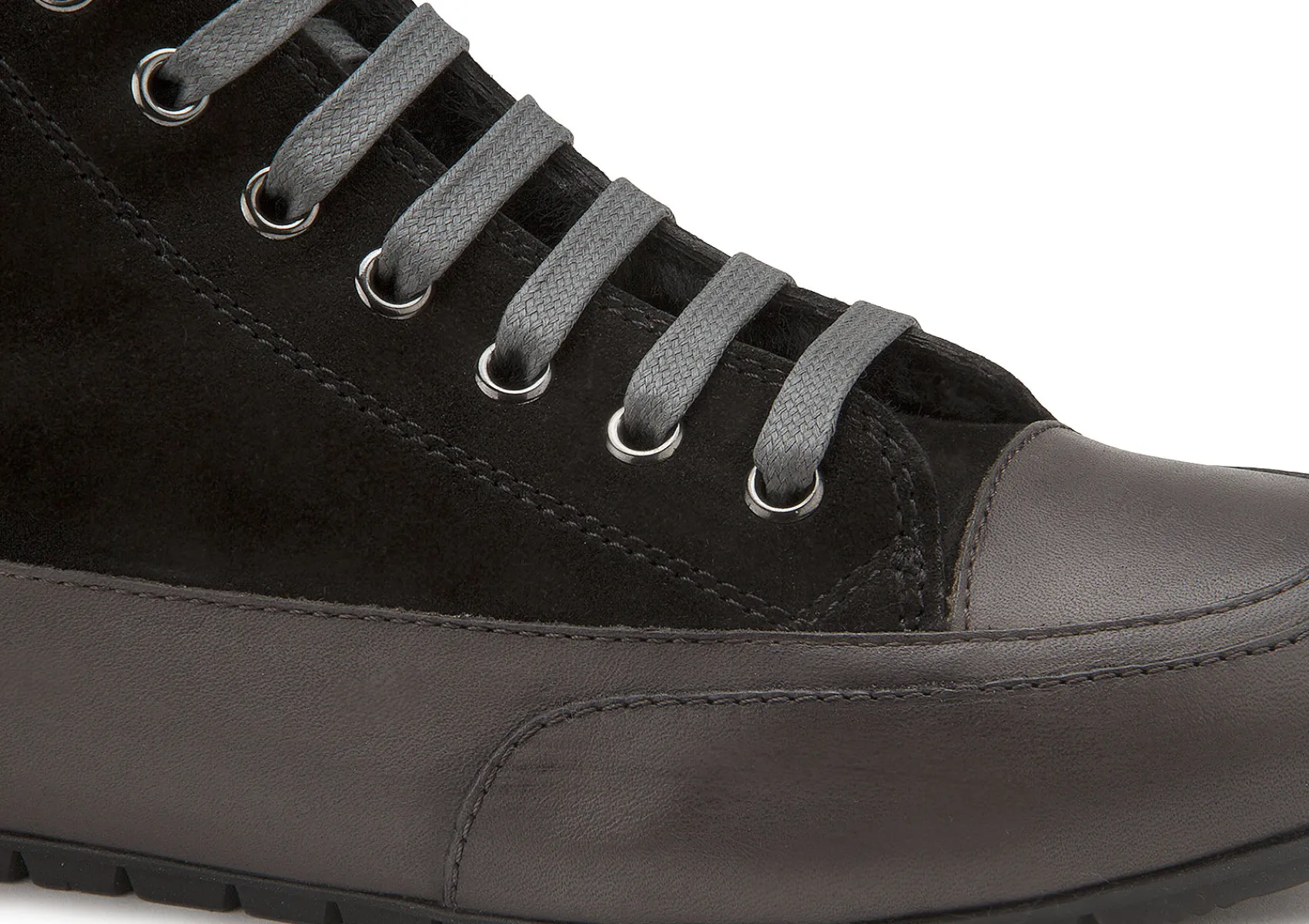 Sneaker|Schnürschuhe|Candice Cooper High-Top-Sneaker in Übergrößen Schwarz