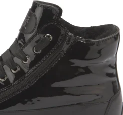Stiefeletten|Sneaker|Candice Cooper High-Top-Sneaker in Übergrößen Schwarz