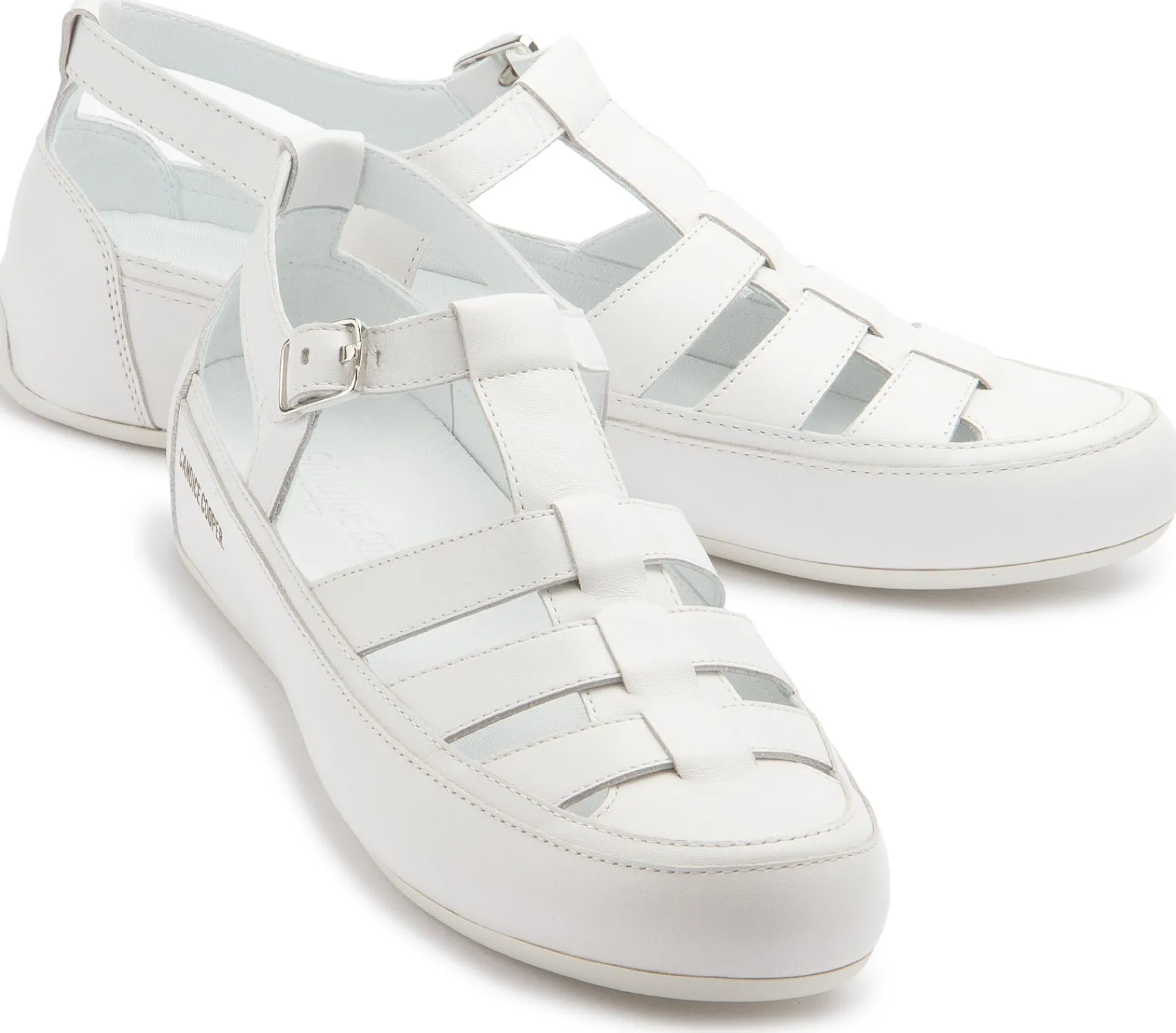 Sandalen|Candice Cooper Sandale in Übergrößen Weiß