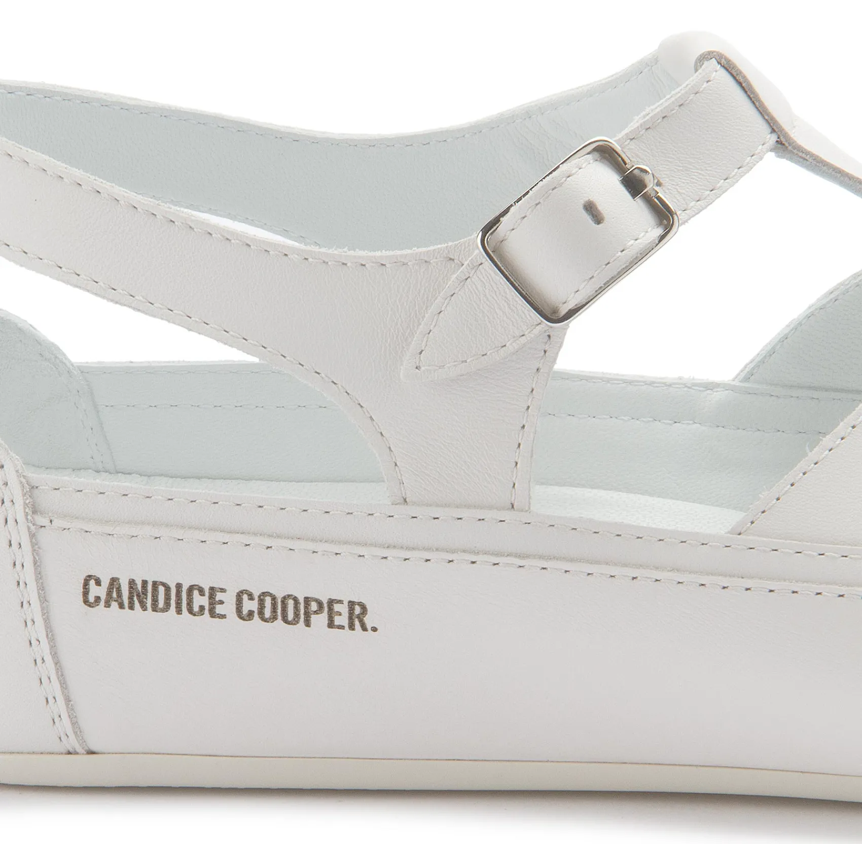 Sandalen|Candice Cooper Sandale in Übergrößen Weiß