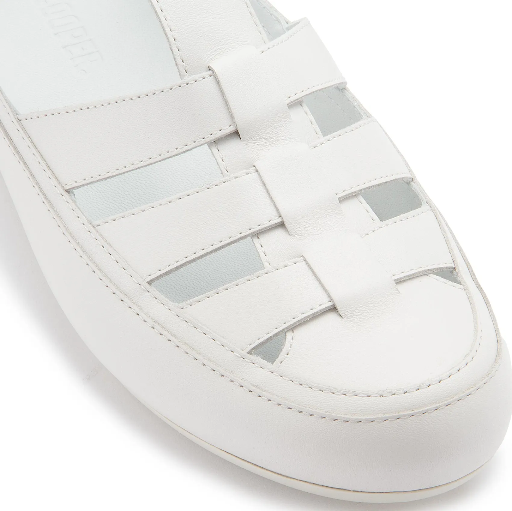 Sandalen|Candice Cooper Sandale in Übergrößen Weiß
