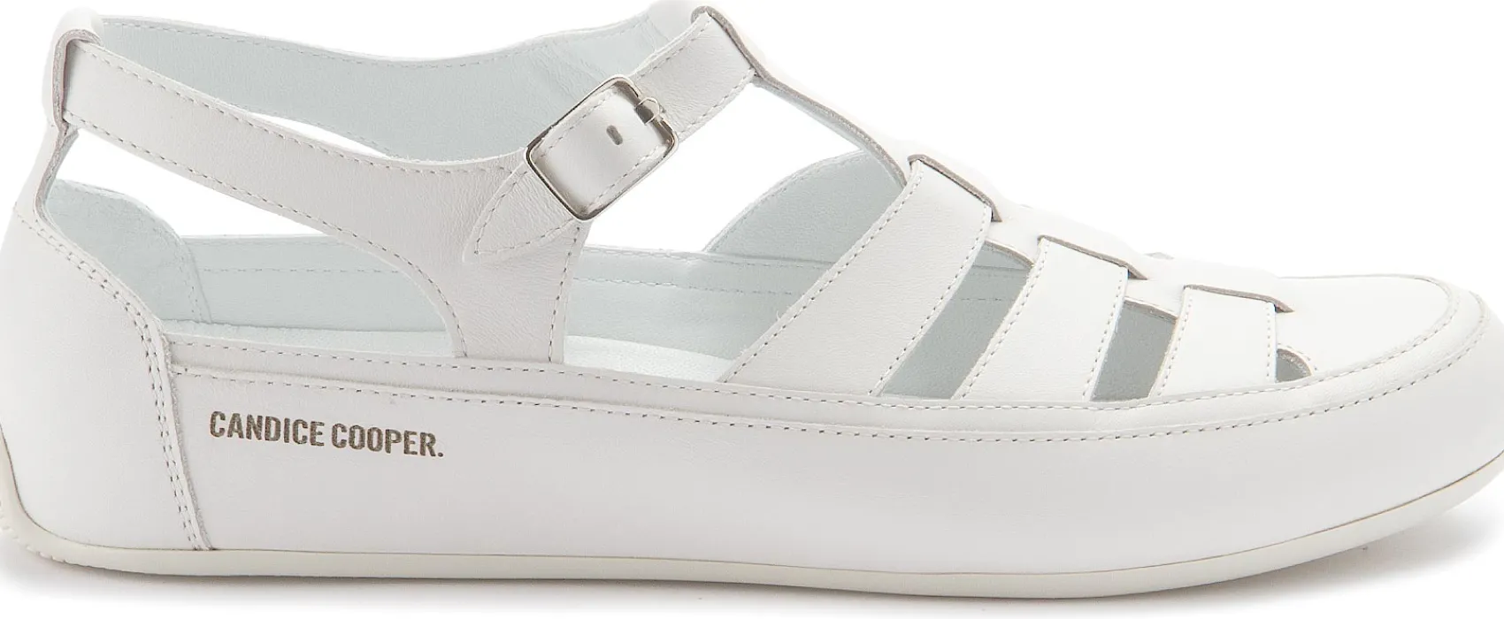 Sandalen|Candice Cooper Sandale in Übergrößen Weiß