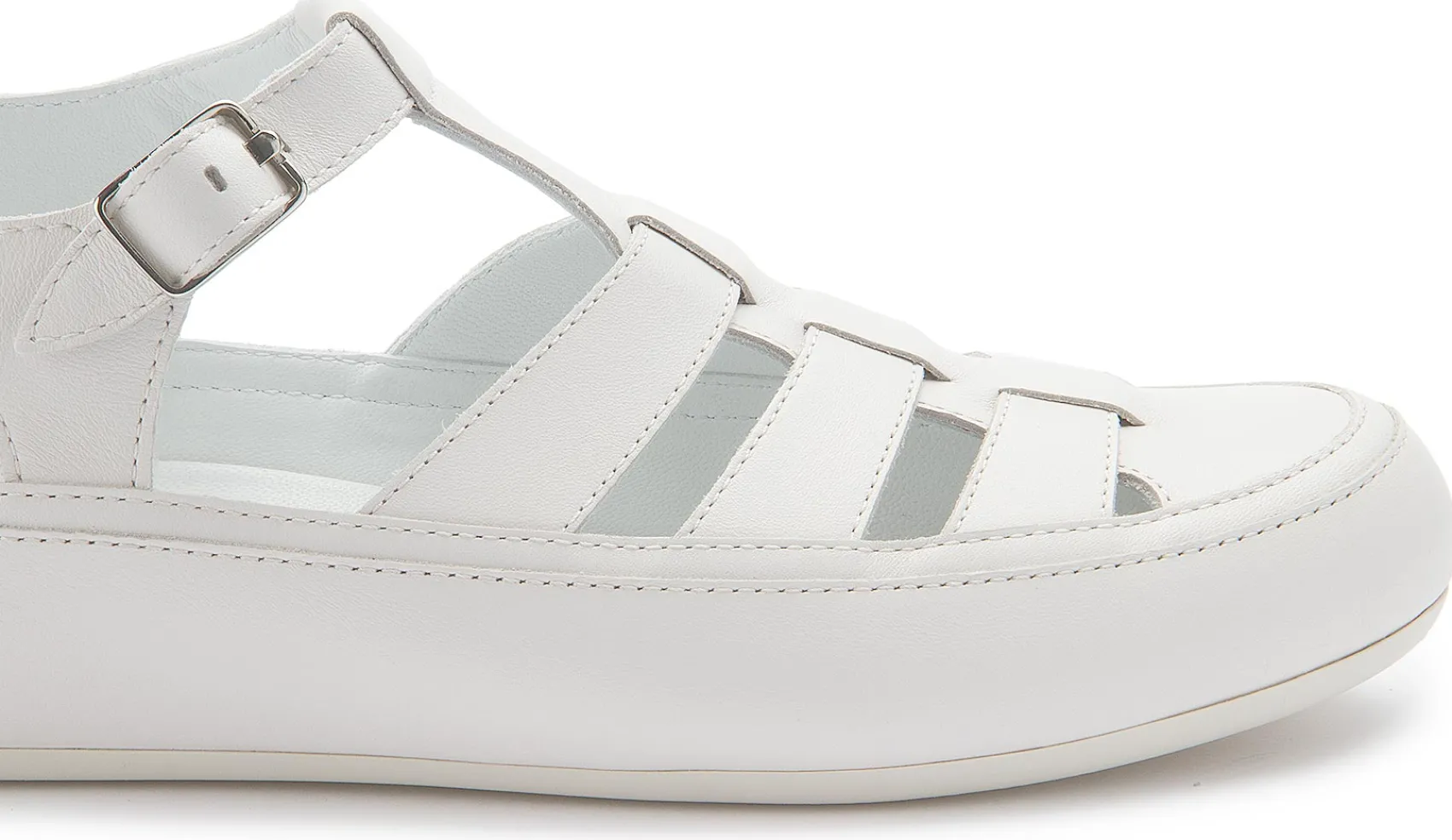 Sandalen|Candice Cooper Sandale in Übergrößen Weiß