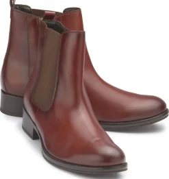 Stiefeletten|Gabor Chelsea Boot in Übergrößen Braun