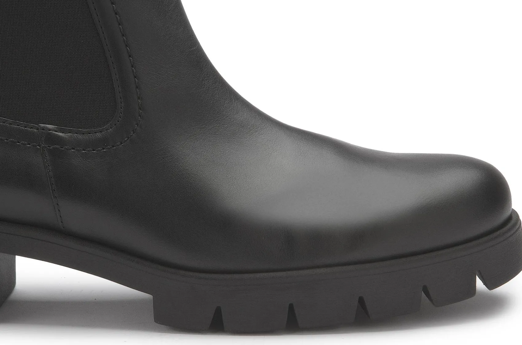 Stiefeletten|Gabor Chelsea Boot in Übergrößen Schwarz