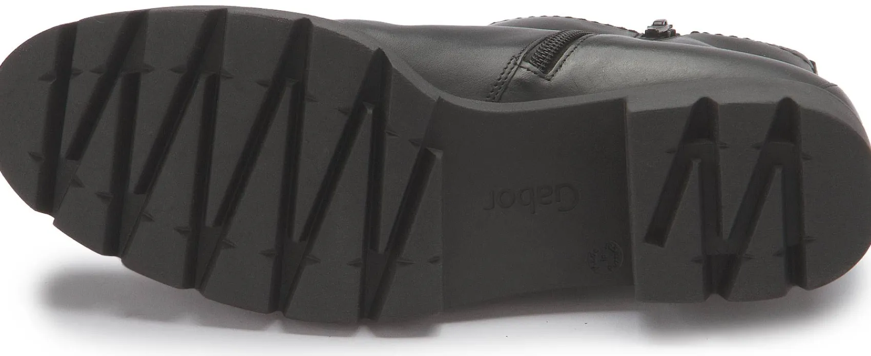 Stiefeletten|Gabor Chelsea Boot in Übergrößen Schwarz