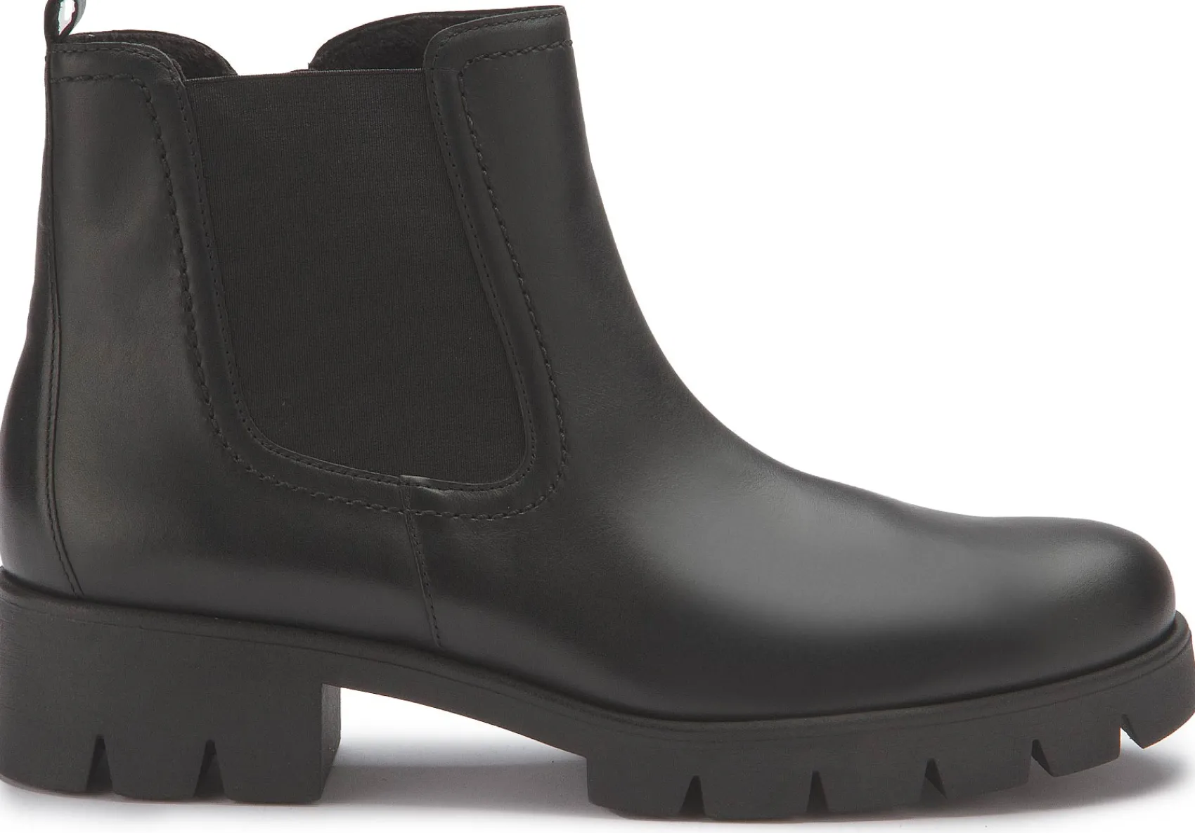 Stiefeletten|Gabor Chelsea Boot in Übergrößen Schwarz