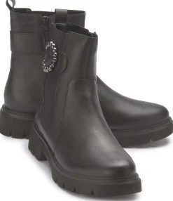 Stiefeletten|Remonte Chelsea Boot in Übergrößen Schwarz