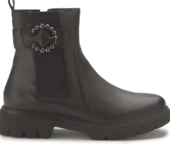 Stiefeletten|Remonte Chelsea Boot in Übergrößen Schwarz