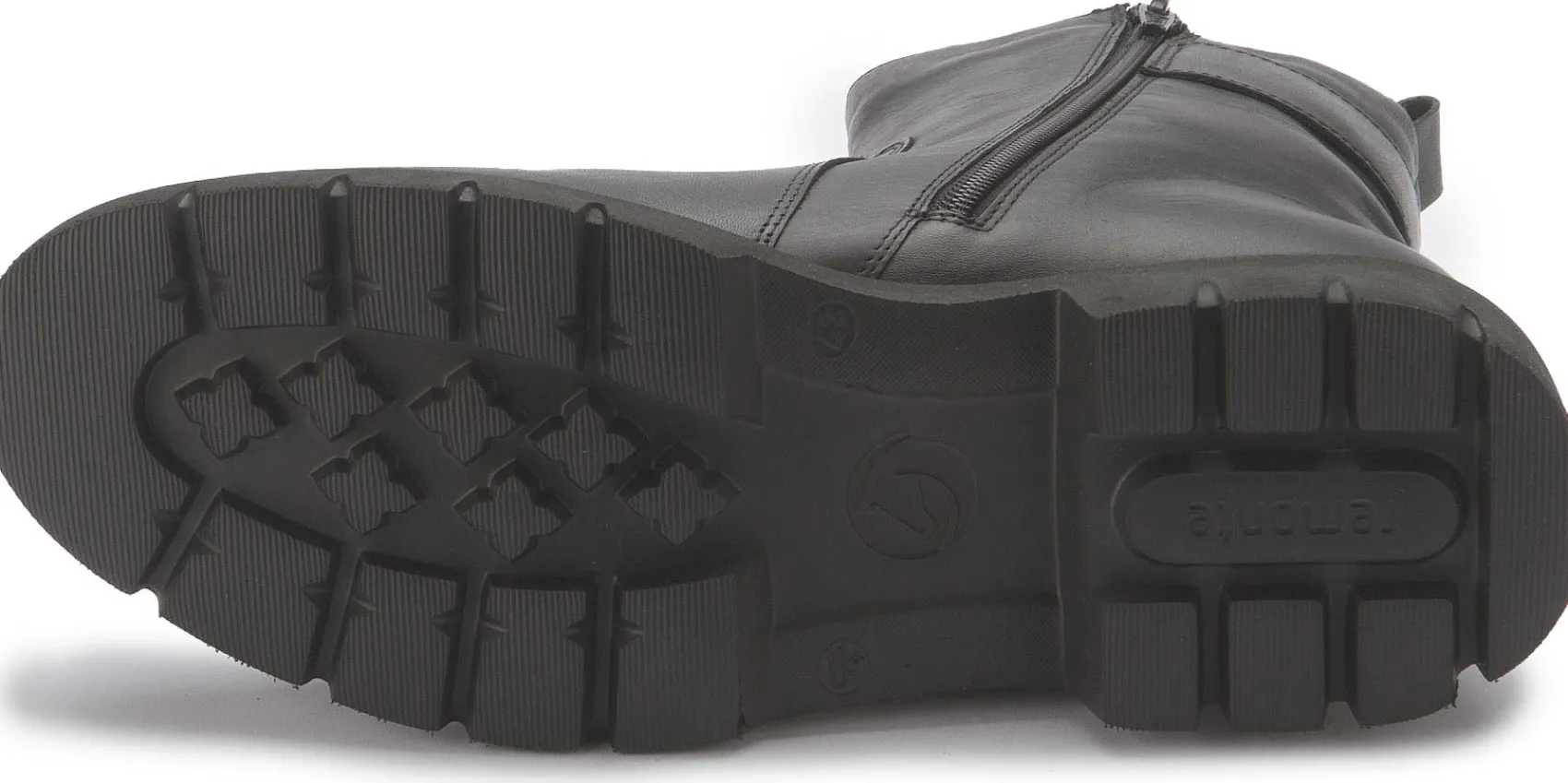 Stiefeletten|Remonte Chelsea Boot in Übergrößen Schwarz