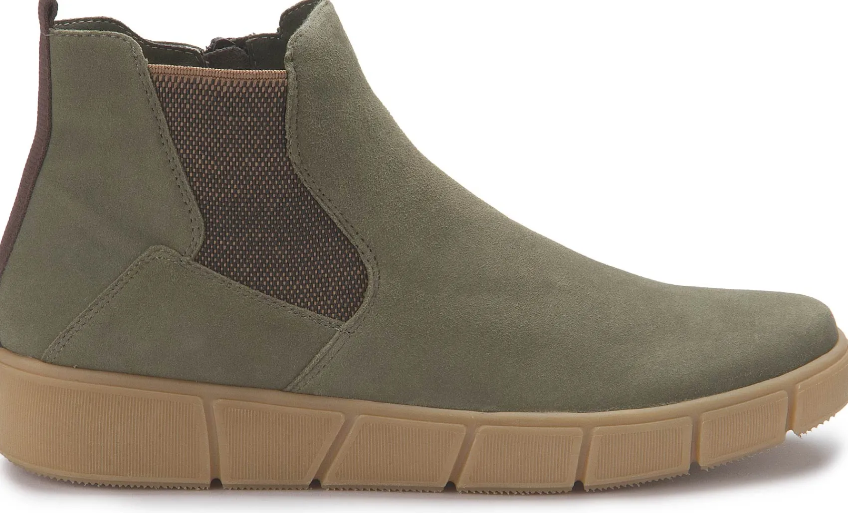 Stiefeletten|Remonte Chelsea Boot in Übergrößen Grün