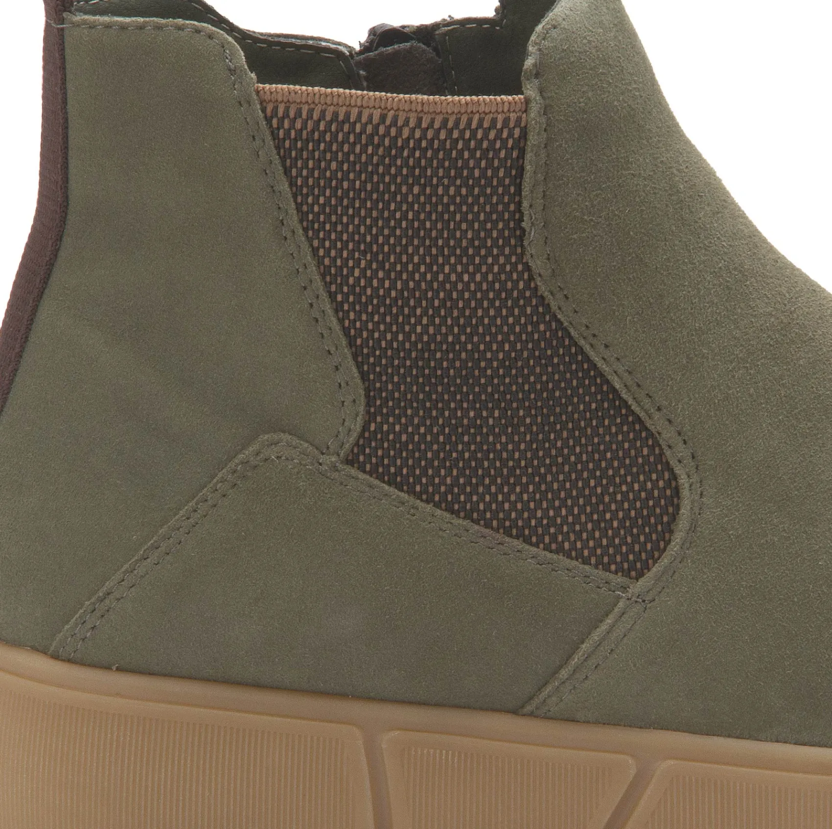 Stiefeletten|Remonte Chelsea Boot in Übergrößen Grün