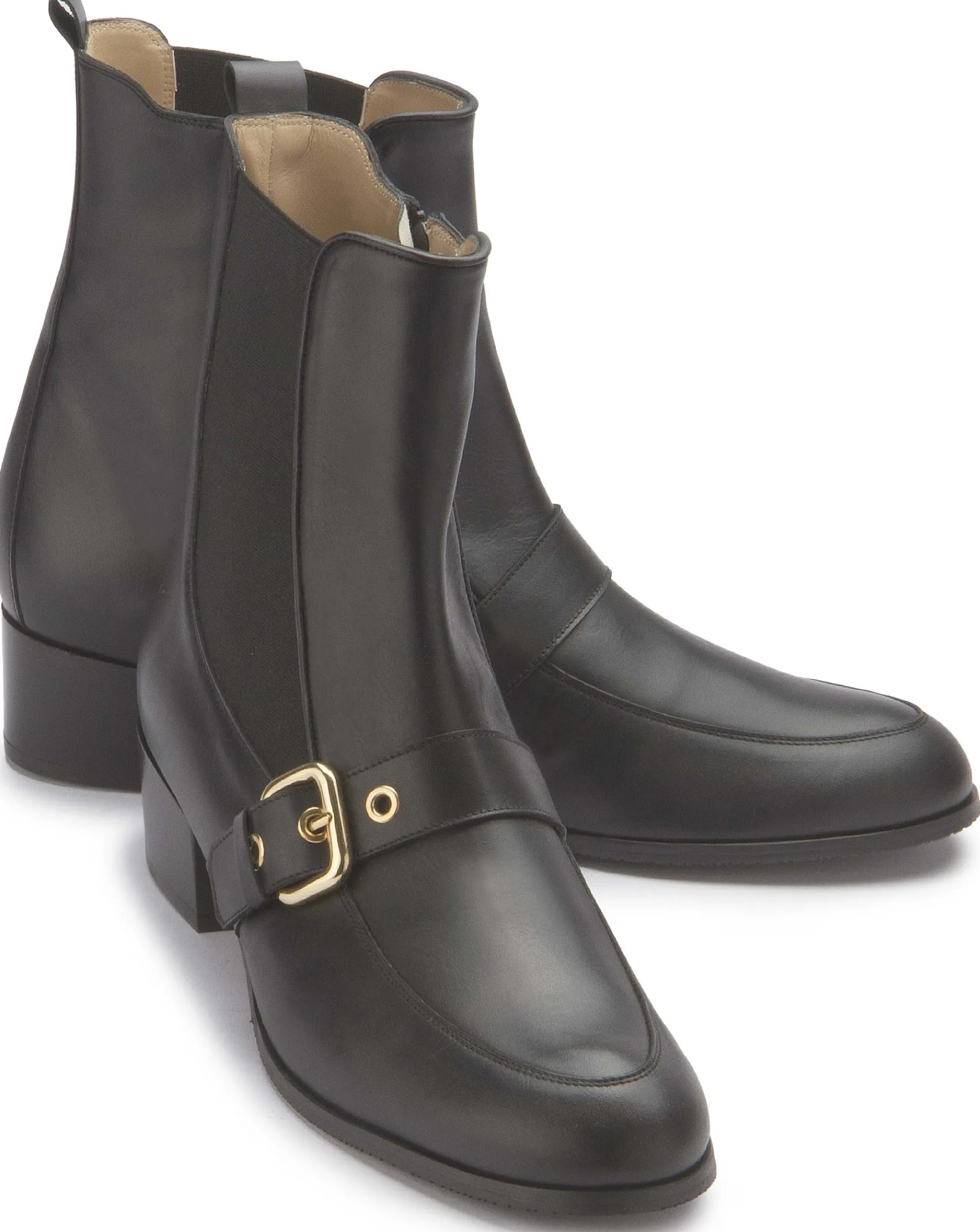 Stiefeletten|Horsch Schuhe Chelsea Boot in Übergrößen Schwarz