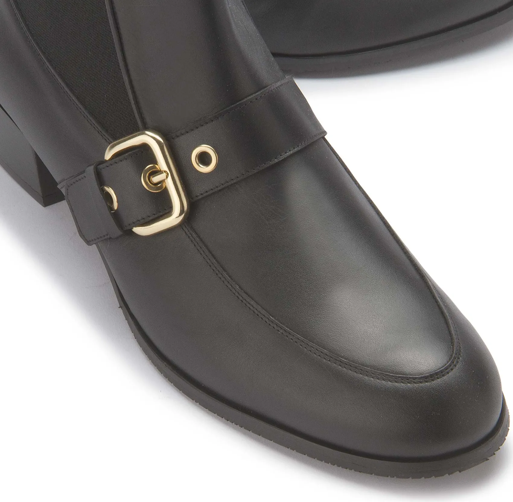 Stiefeletten|Horsch Schuhe Chelsea Boot in Übergrößen Schwarz