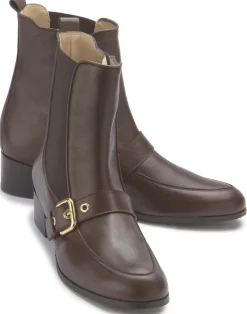 Stiefeletten|Horsch Schuhe Chelsea Boot in Übergrößen Braun