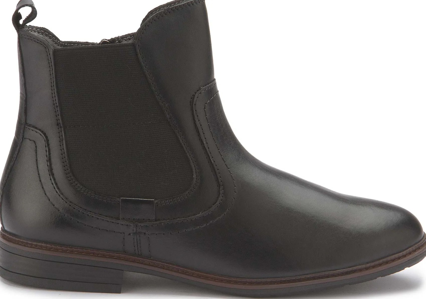Stiefeletten|Tamaris Chelsea Boot in Übergrößen Schwarz