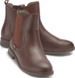 Stiefeletten|Tamaris Chelsea Boot in Übergrößen Braun