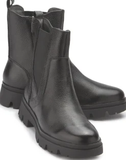 Stiefeletten|Tamaris Chelsea Boot in Übergrößen Schwarz