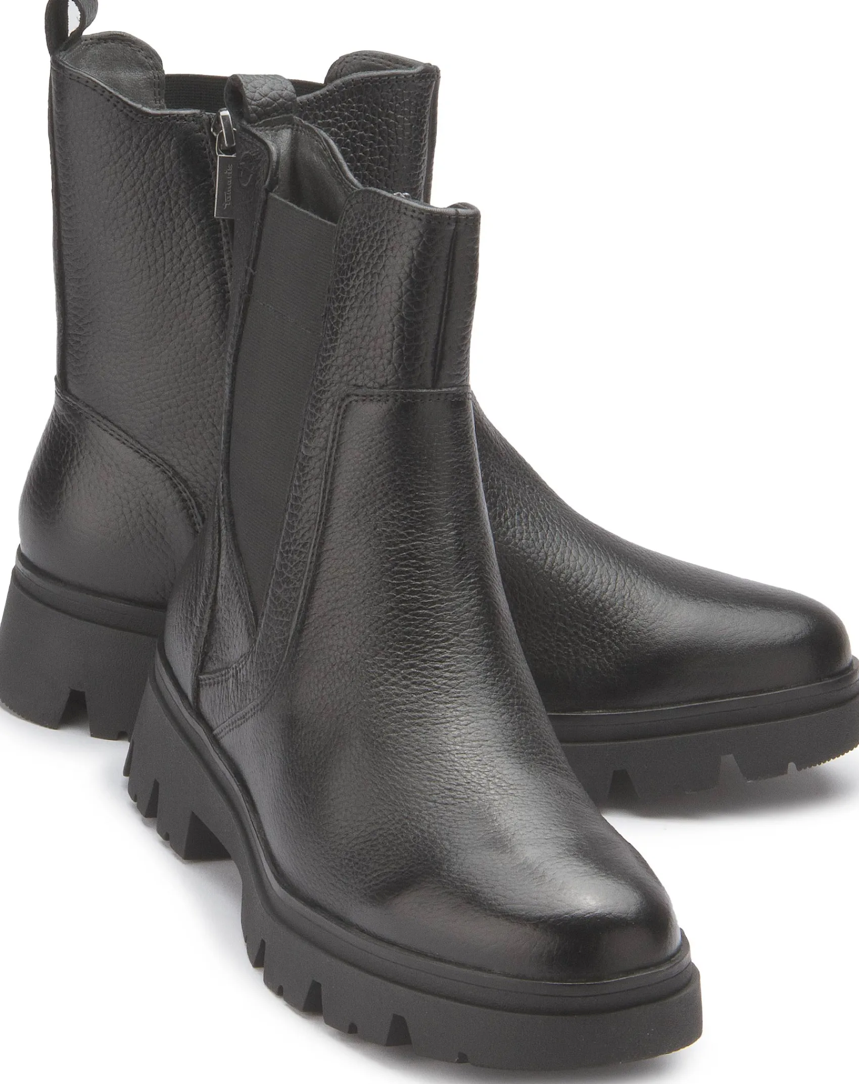 Stiefeletten|Tamaris Chelsea Boot in Übergrößen Schwarz