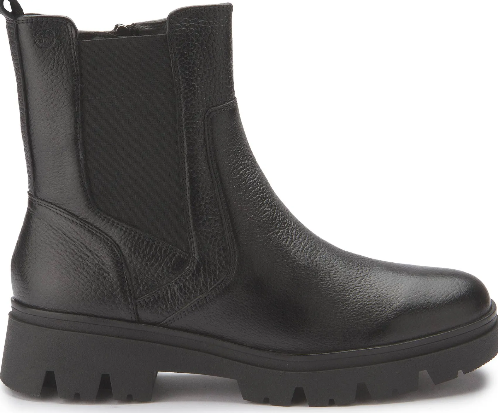 Stiefeletten|Tamaris Chelsea Boot in Übergrößen Schwarz