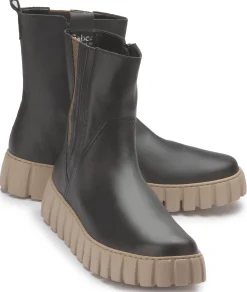 Stiefeletten|Gabor Chelsea Boot in Übergrößen Schwarz