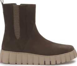 Stiefeletten|Gabor Chelsea Boot in Übergrößen Braun