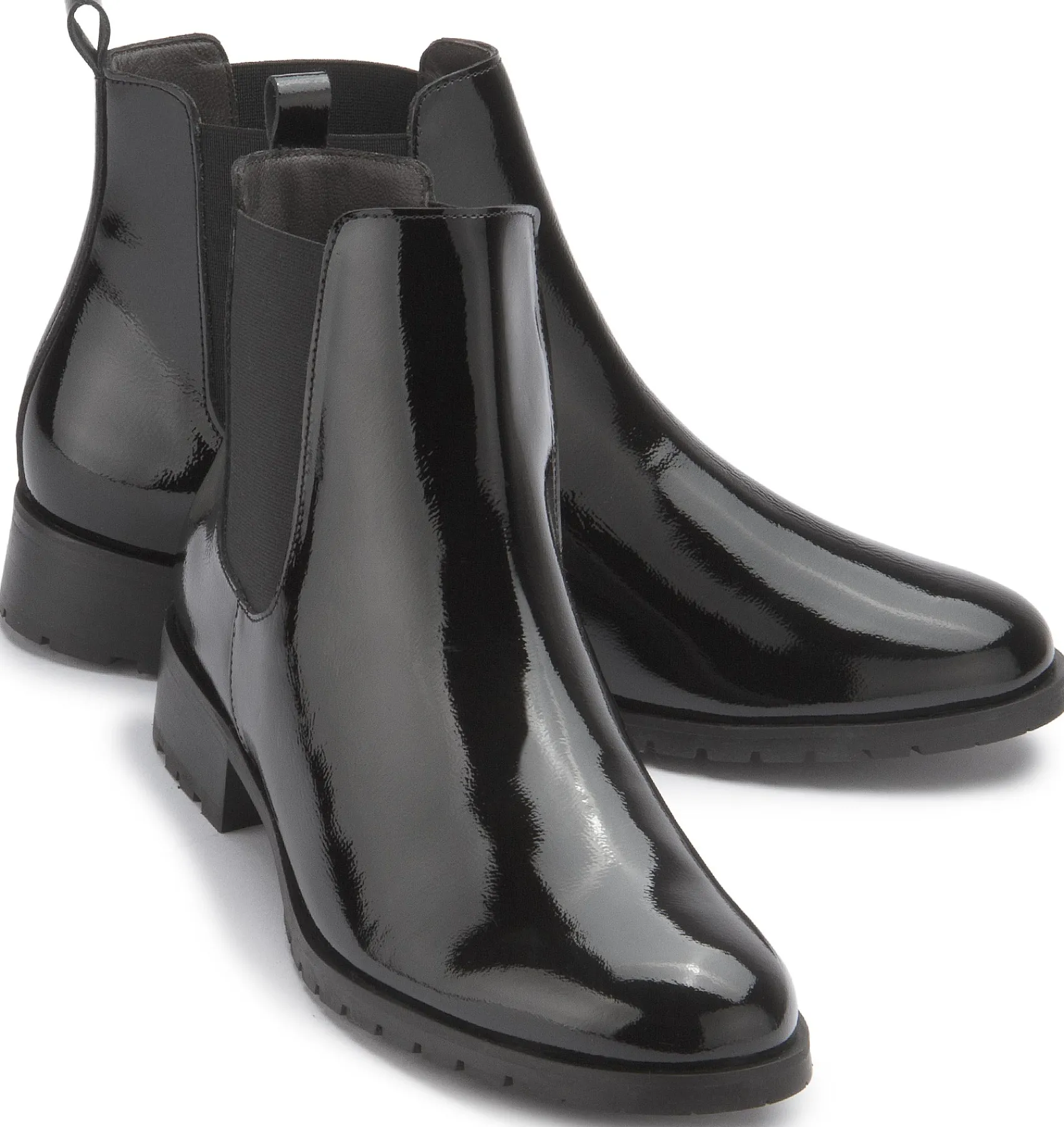 Stiefeletten|Horsch Schuhe Chelsea Boot in Übergrößen Schwarz