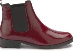 Stiefeletten|Horsch Schuhe Chelsea Boot in Übergrößen Rot