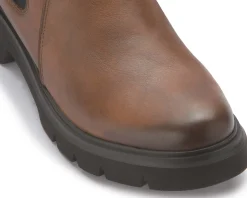 Stiefeletten|Remonte Chelsea Boot in Übergrößen Braun