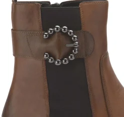 Stiefeletten|Remonte Chelsea Boot in Übergrößen Braun