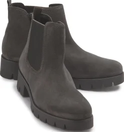 Stiefeletten|Gabor Chelsea Boot in Übergrößen Grau