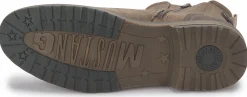 Stiefeletten|Mustang Herren Chelsea Boot in Übergrößen Braun