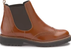 Stiefeletten|Horsch Schuhe Chelsea Boot in Untergrößen Braun