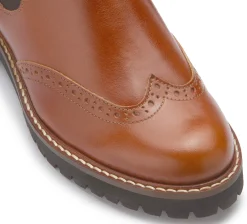 Stiefeletten|Horsch Schuhe Chelsea Boot in Untergrößen Braun