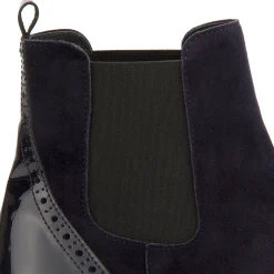 Stiefeletten|Horsch Schuhe Chelsea Boot in Untergrößen Blau